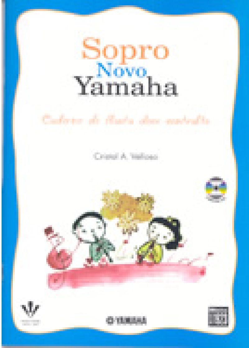 Livro SOPRO NOVO YAMAHA - FLAUTA DOCE CONTRALTO