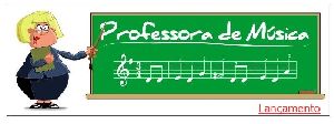Adesivo Professora de Musica	