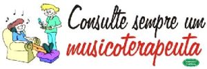 Adesivo Musical Consulte sempre um musicoterapeuta